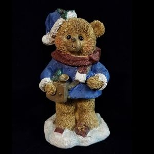 Polystone - Christmas Bear Figurine